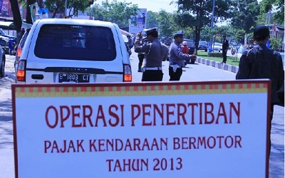 Samsat dan Polsek Urban Kotabunan Gelar Razia PKB/BBNKB